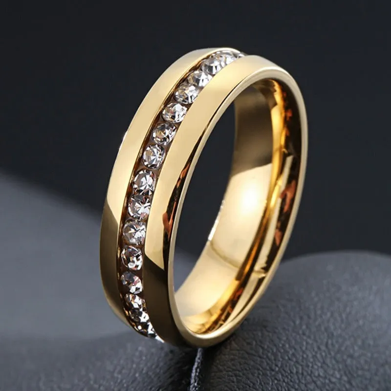 Gold Roman Numeral Ring Spinner Chain Women  Jewelry