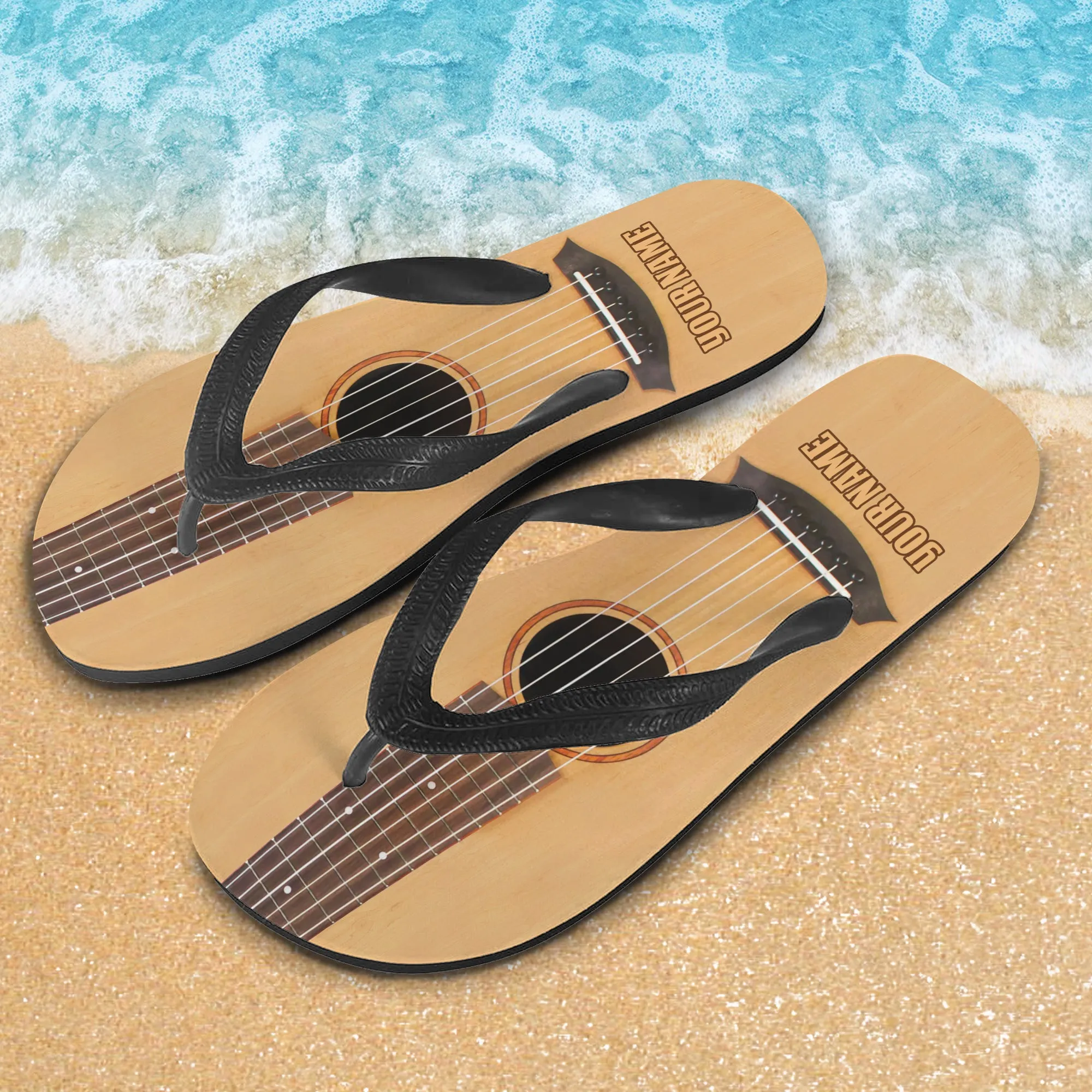 Guitar - Custom Flip Flops - QA99 - 65