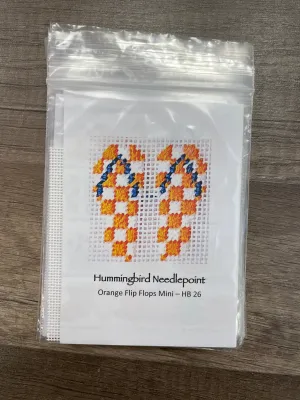 HB-26 - Mini - Orange Flip Flops