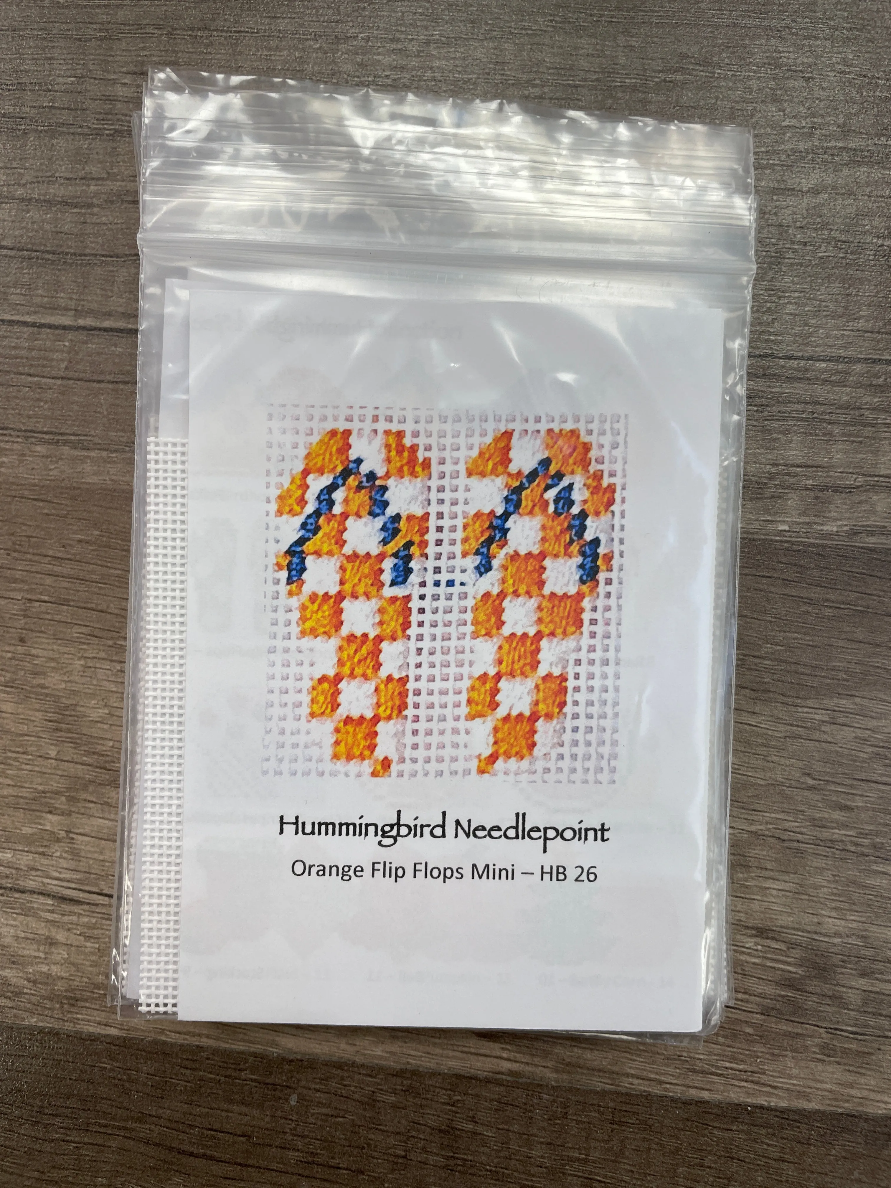 HB-26 - Mini - Orange Flip Flops