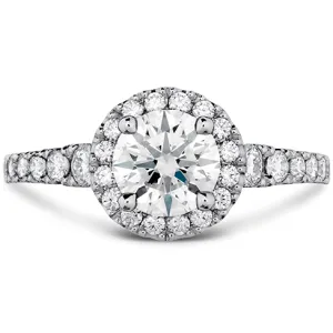 Hearts On Fire Transcend Premier Halo Diamond Engagement Ring