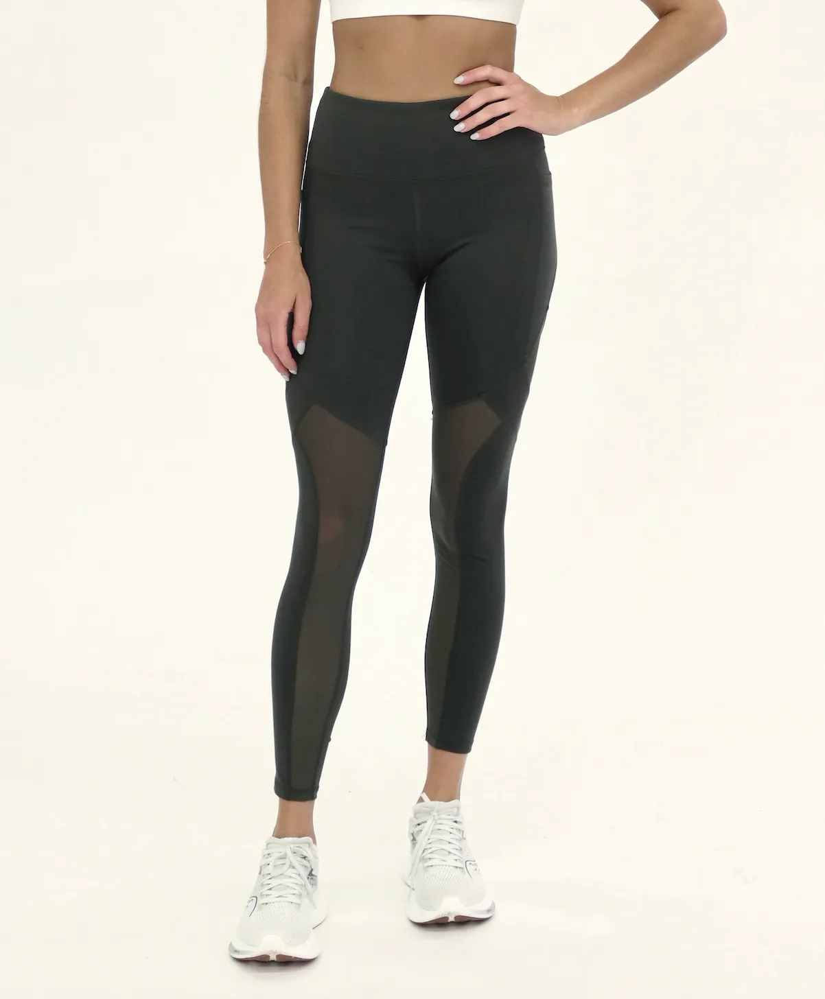 High-Rise Mesh Legging with Pockets by Seaav