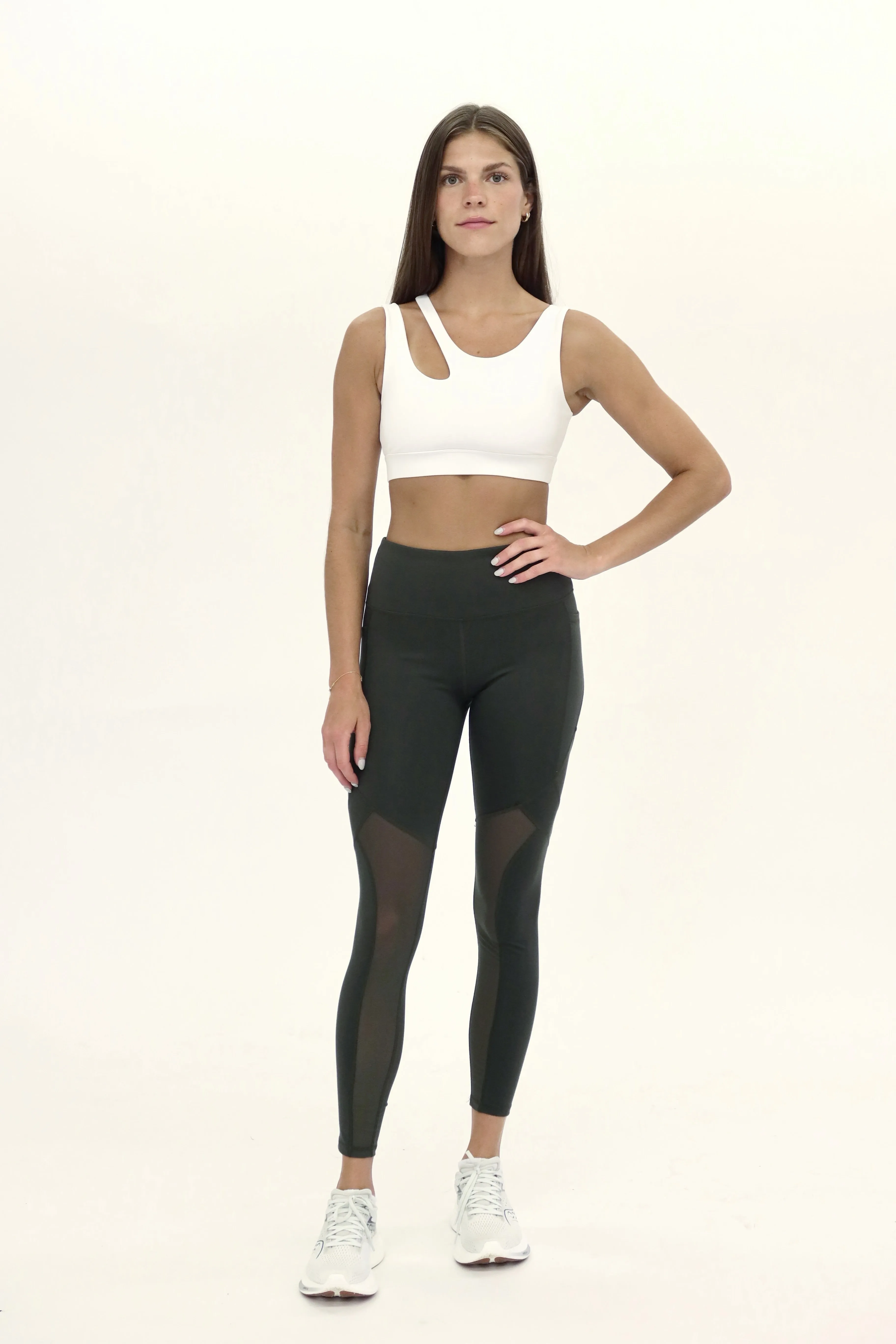 High-Rise Mesh Legging with Pockets by Seaav