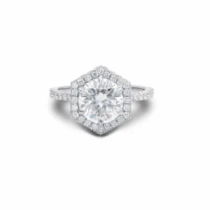 Ilana Double Edge Halo Engagement Ring
