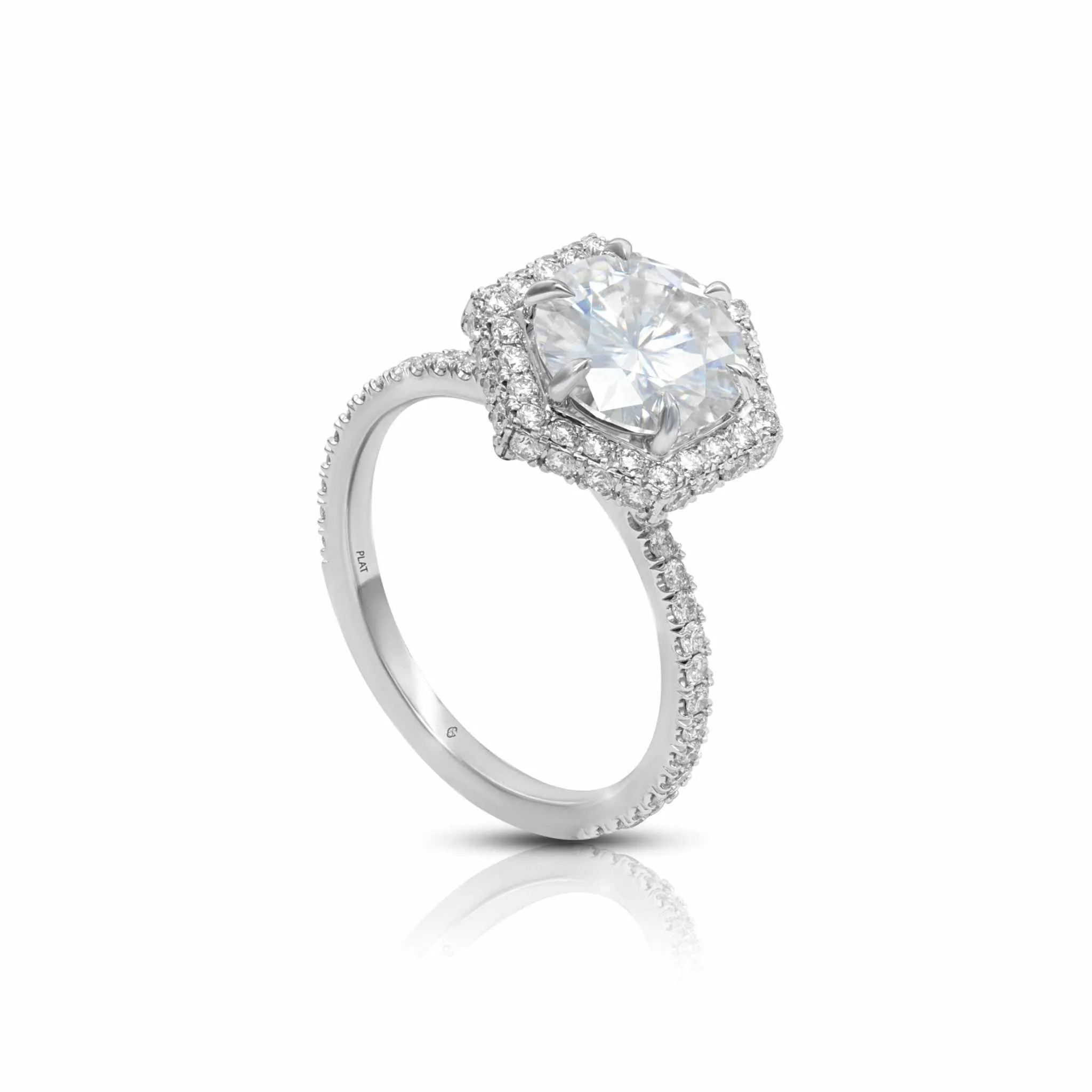Ilana Double Edge Halo Engagement Ring