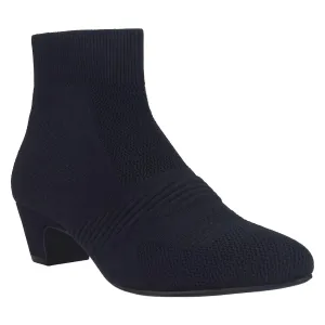 Impo Godina Stretch Knit Ankle Bootie with Memory Foam, Black
