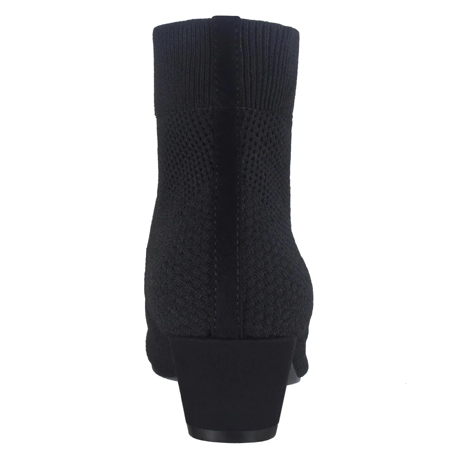 Impo Godina Stretch Knit Ankle Bootie with Memory Foam, Black