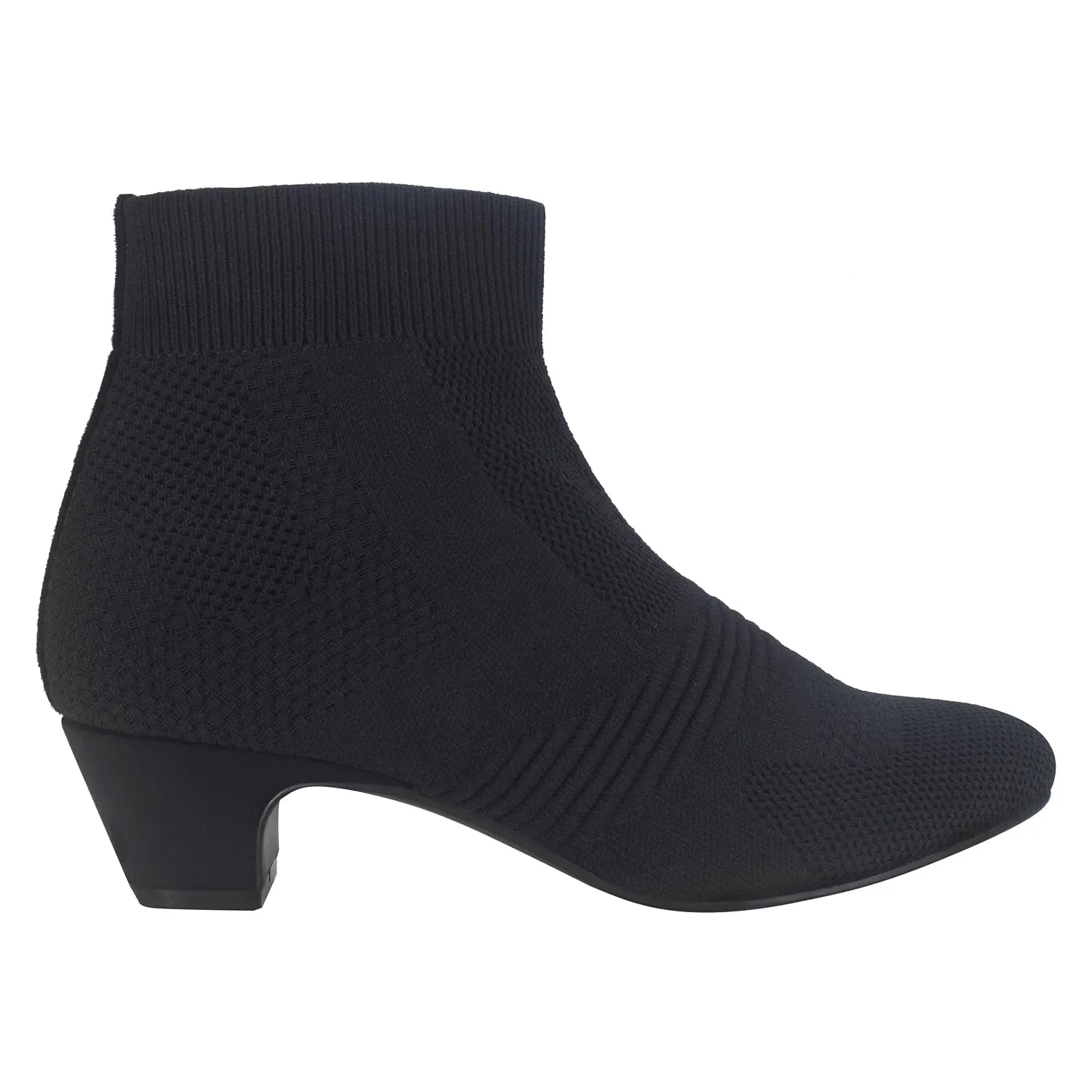 Impo Godina Stretch Knit Ankle Bootie with Memory Foam, Black