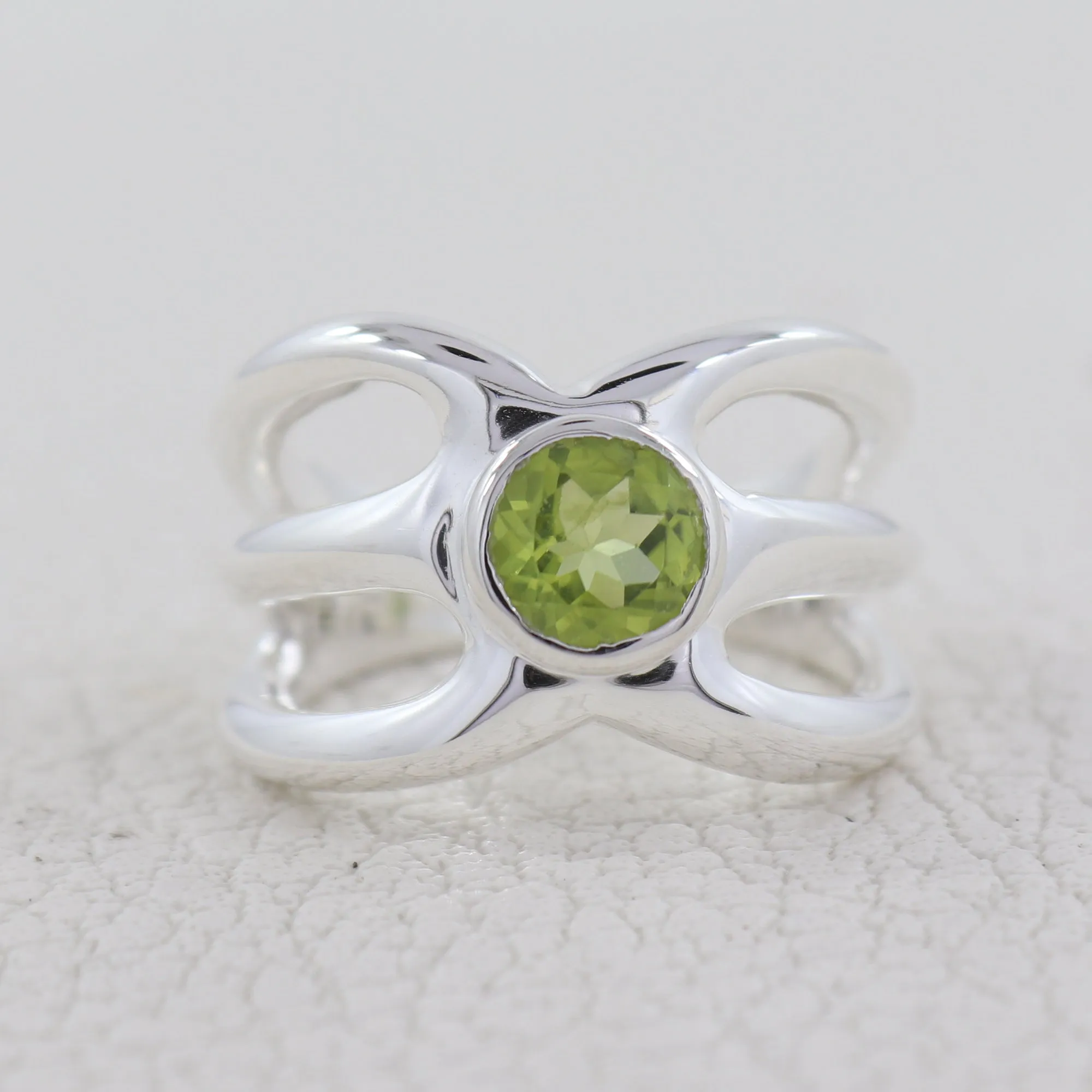 Iolite Silver Ring