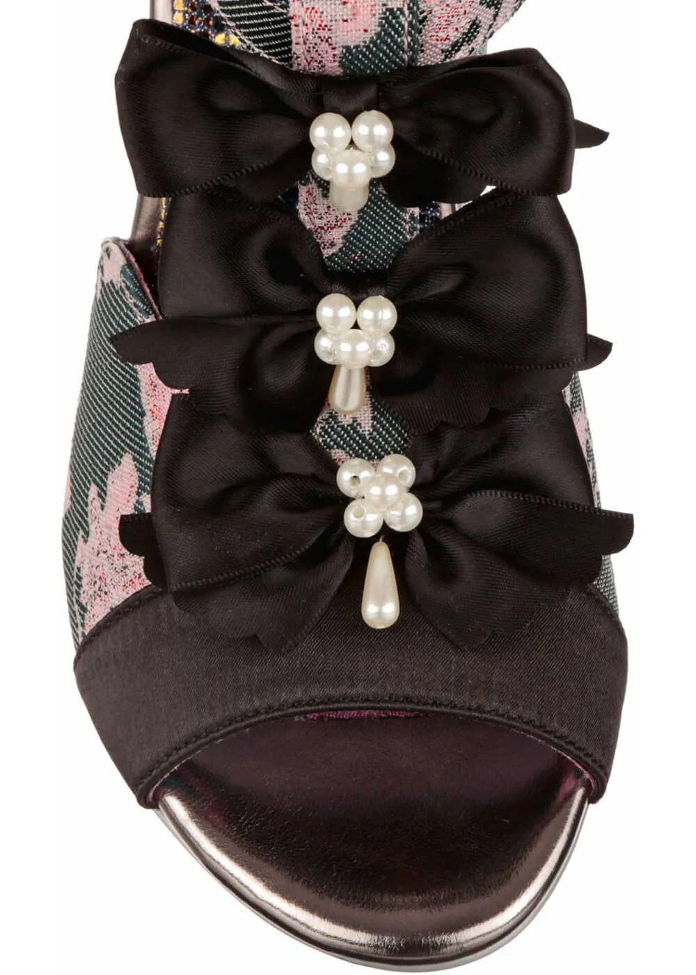 Irregular Choice Very Versailles Bow Pumps Black