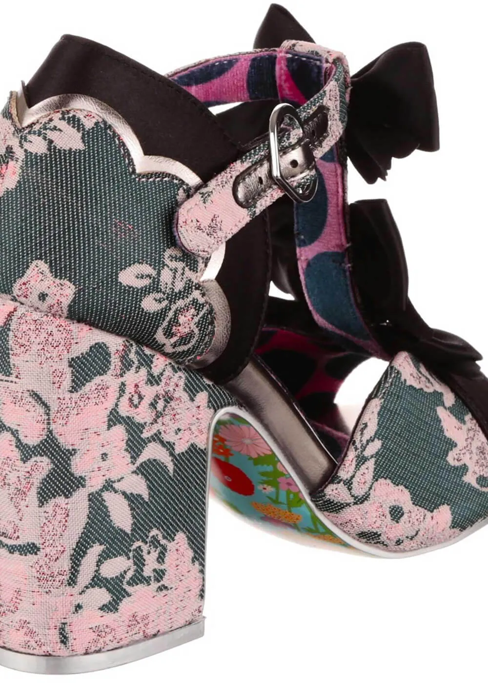 Irregular Choice Very Versailles Bow Pumps Black