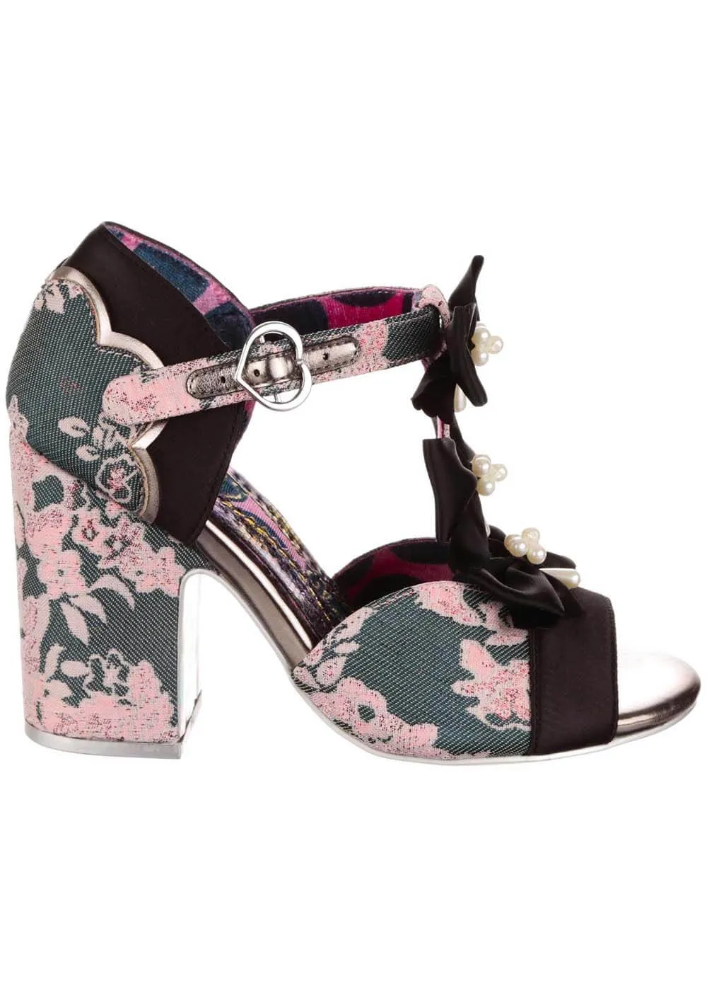 Irregular Choice Very Versailles Bow Pumps Black