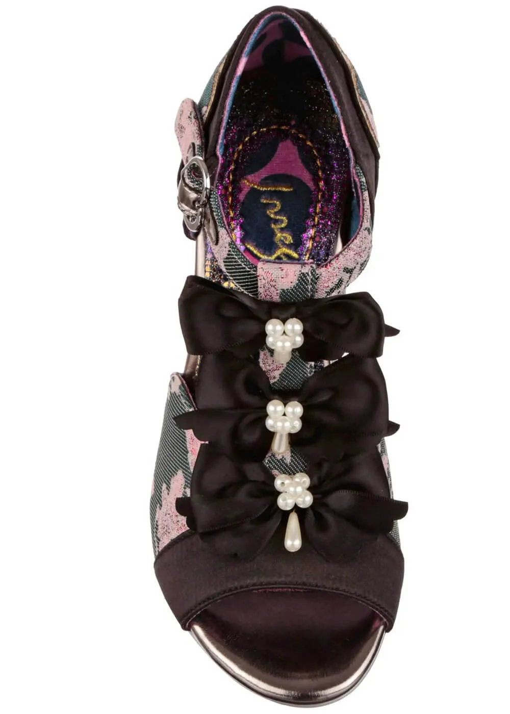 Irregular Choice Very Versailles Bow Pumps Black