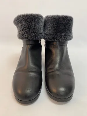 Jimmy Choo Black Shearling Bootie
