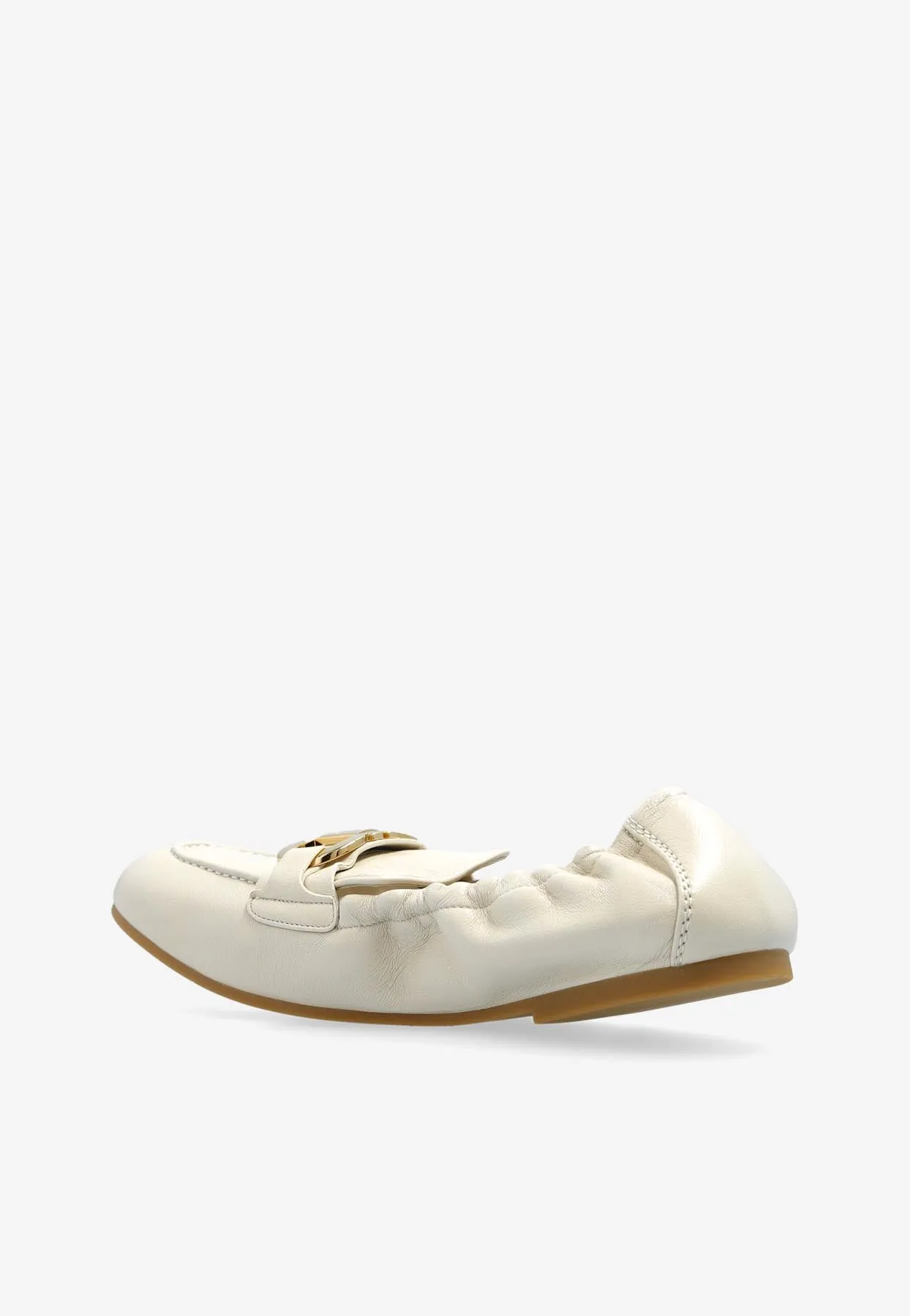 Jodie Elasticated Leather Loafers
