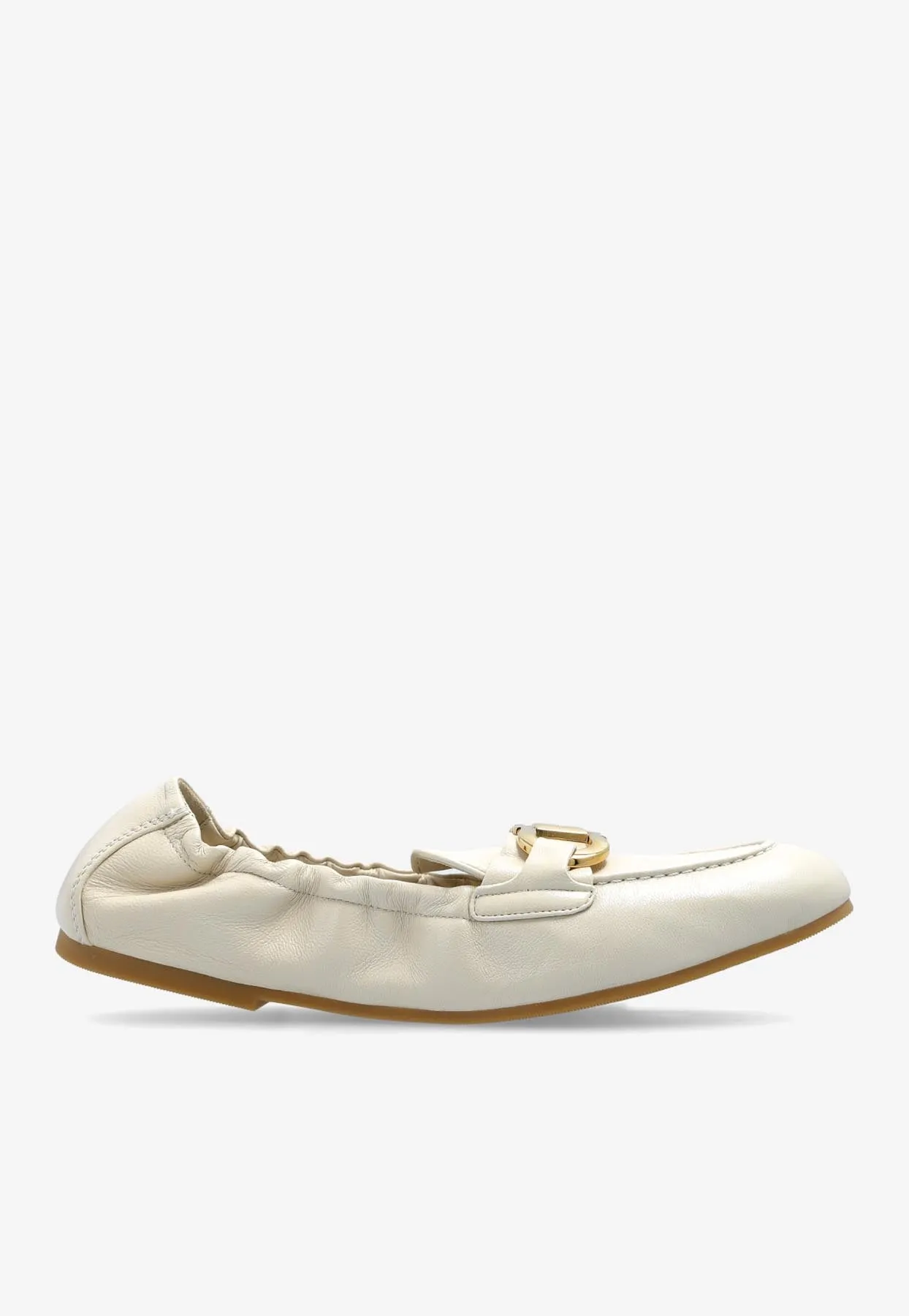 Jodie Elasticated Leather Loafers