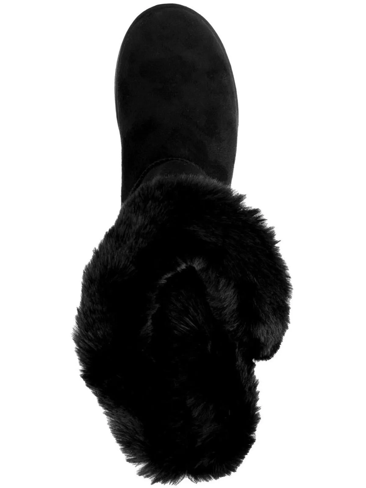 Juicy Couture Juicy Couture Womens Koded Faux Fur Black 7M