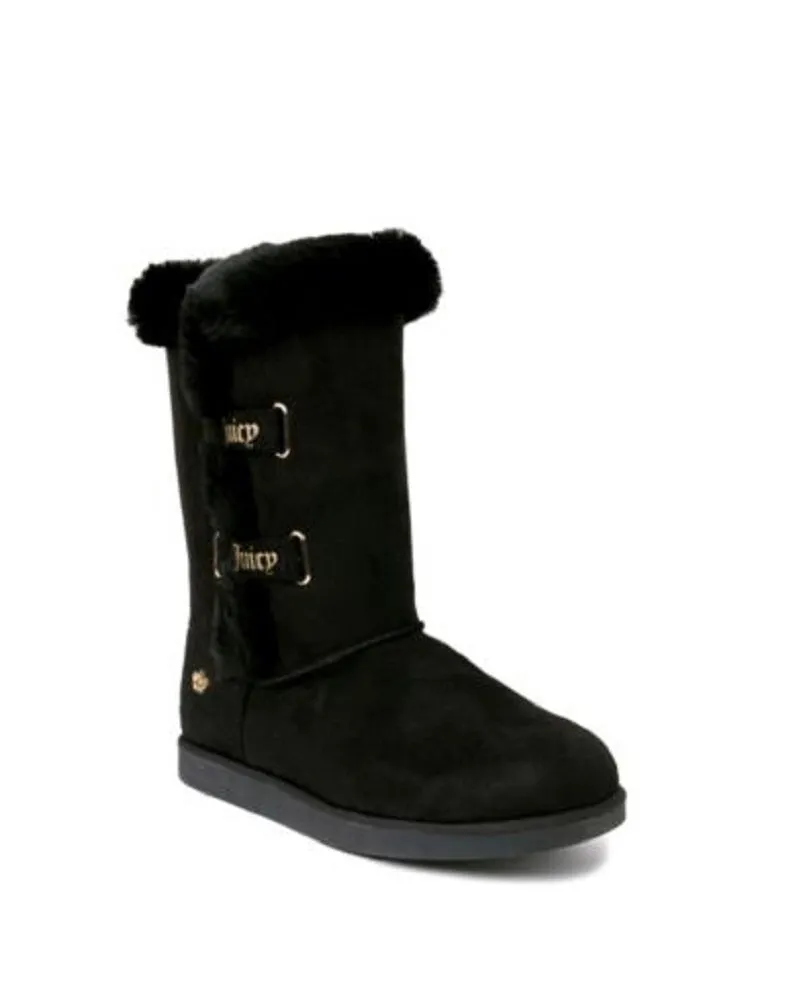 Juicy Couture Juicy Couture Womens Koded Faux Fur Black 7M