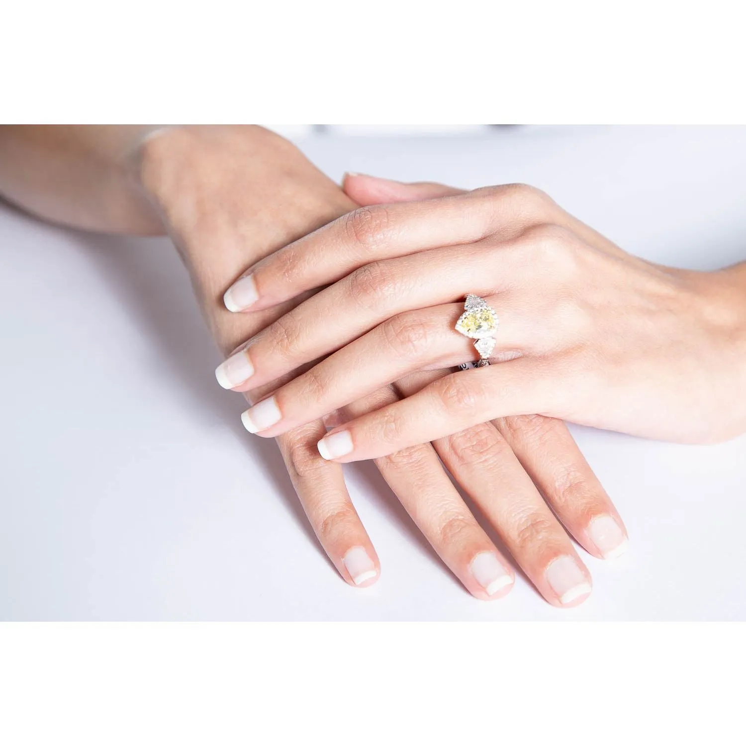 Kate Yellow Diamond Three-Stone