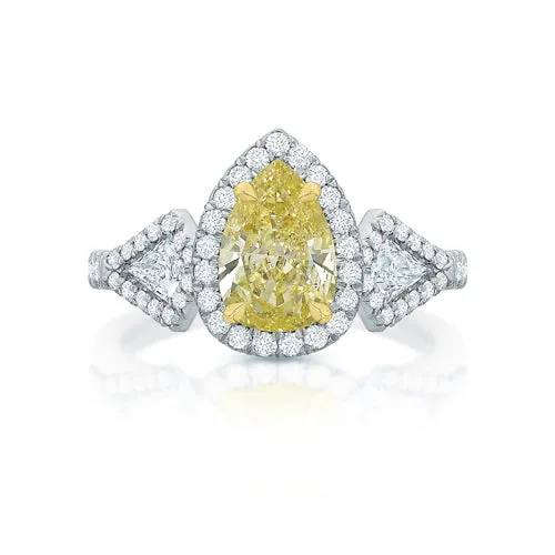 Kate Yellow Diamond Three-Stone