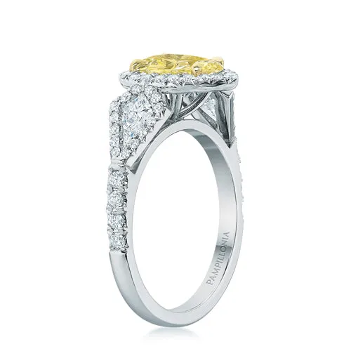 Kate Yellow Diamond Three-Stone