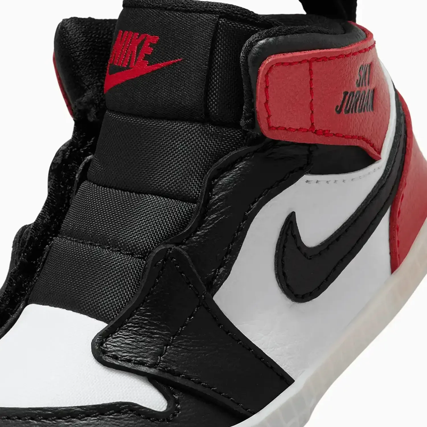Kid's Jordan 1 Retro High OG "Black Toe Reimagined" Crib Bootie Infants