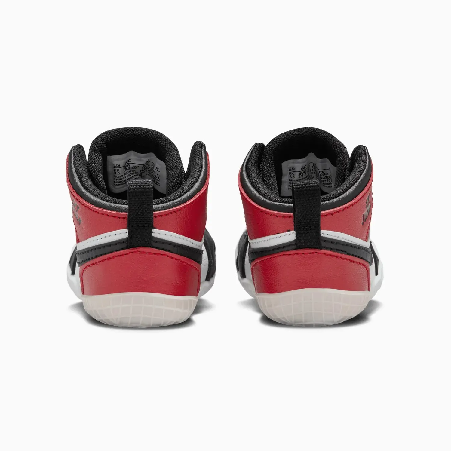 Kid's Jordan 1 Retro High OG "Black Toe Reimagined" Crib Bootie Infants