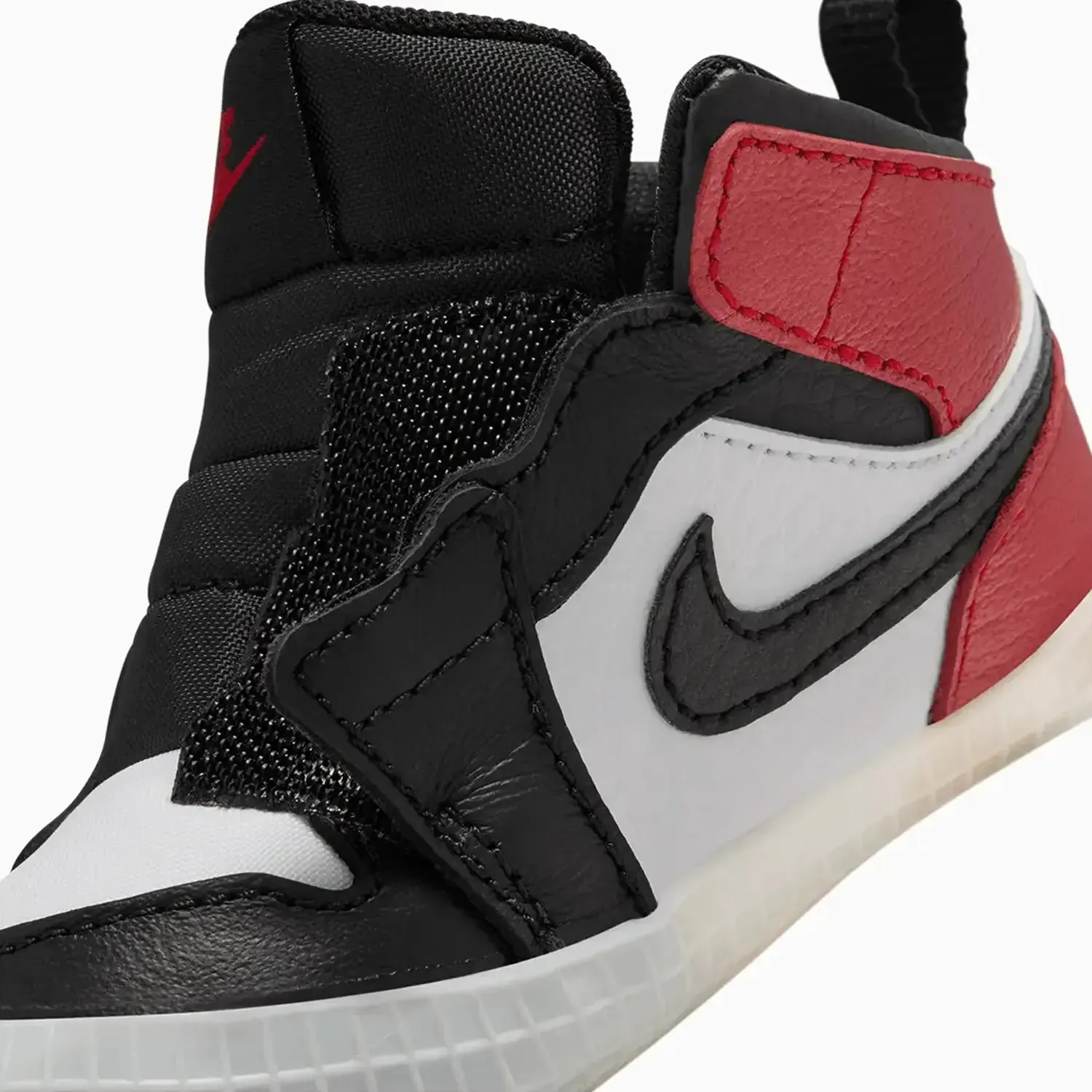 Kid's Jordan 1 Retro High OG "Black Toe Reimagined" Crib Bootie Infants