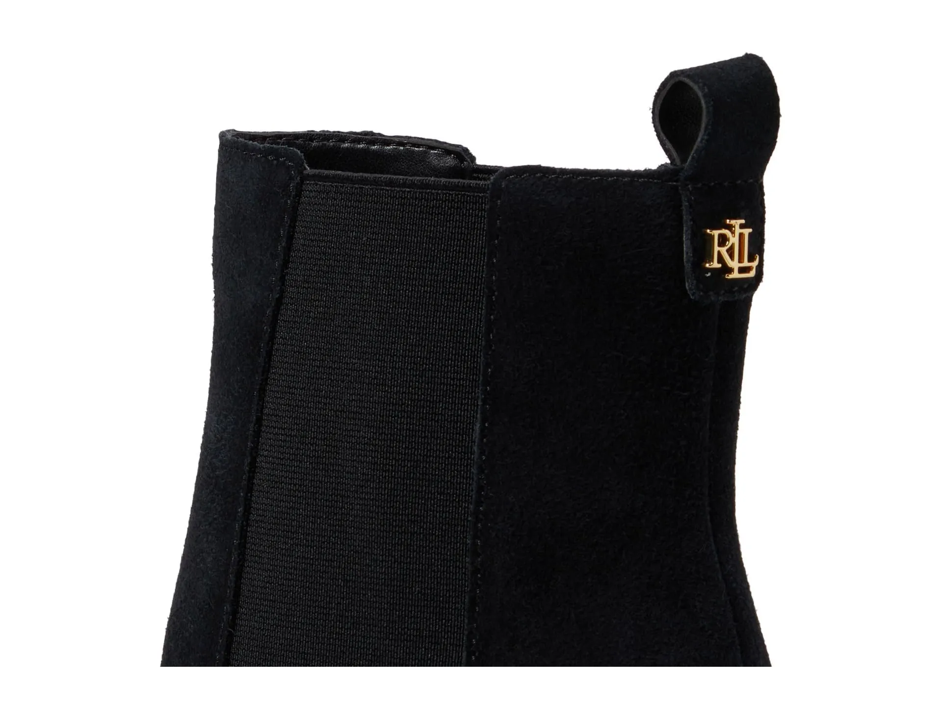 Lauren Ralph Lauren Women's Marianna Bootie Fashion Boot, Black, 9.5
