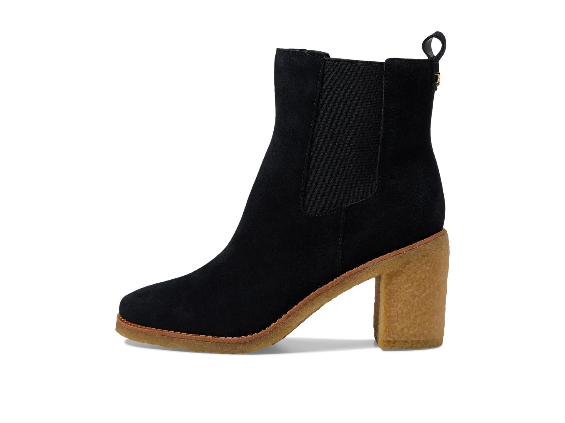 Lauren Ralph Lauren Women's Marianna Bootie Fashion Boot, Black, 9.5
