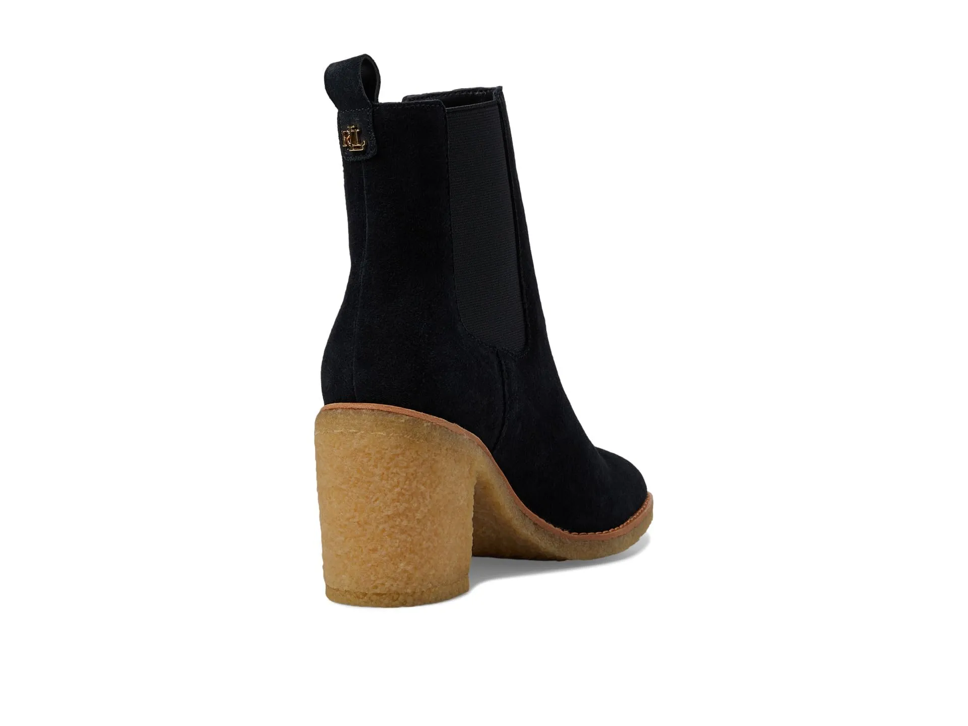Lauren Ralph Lauren Women's Marianna Bootie Fashion Boot, Black, 9.5