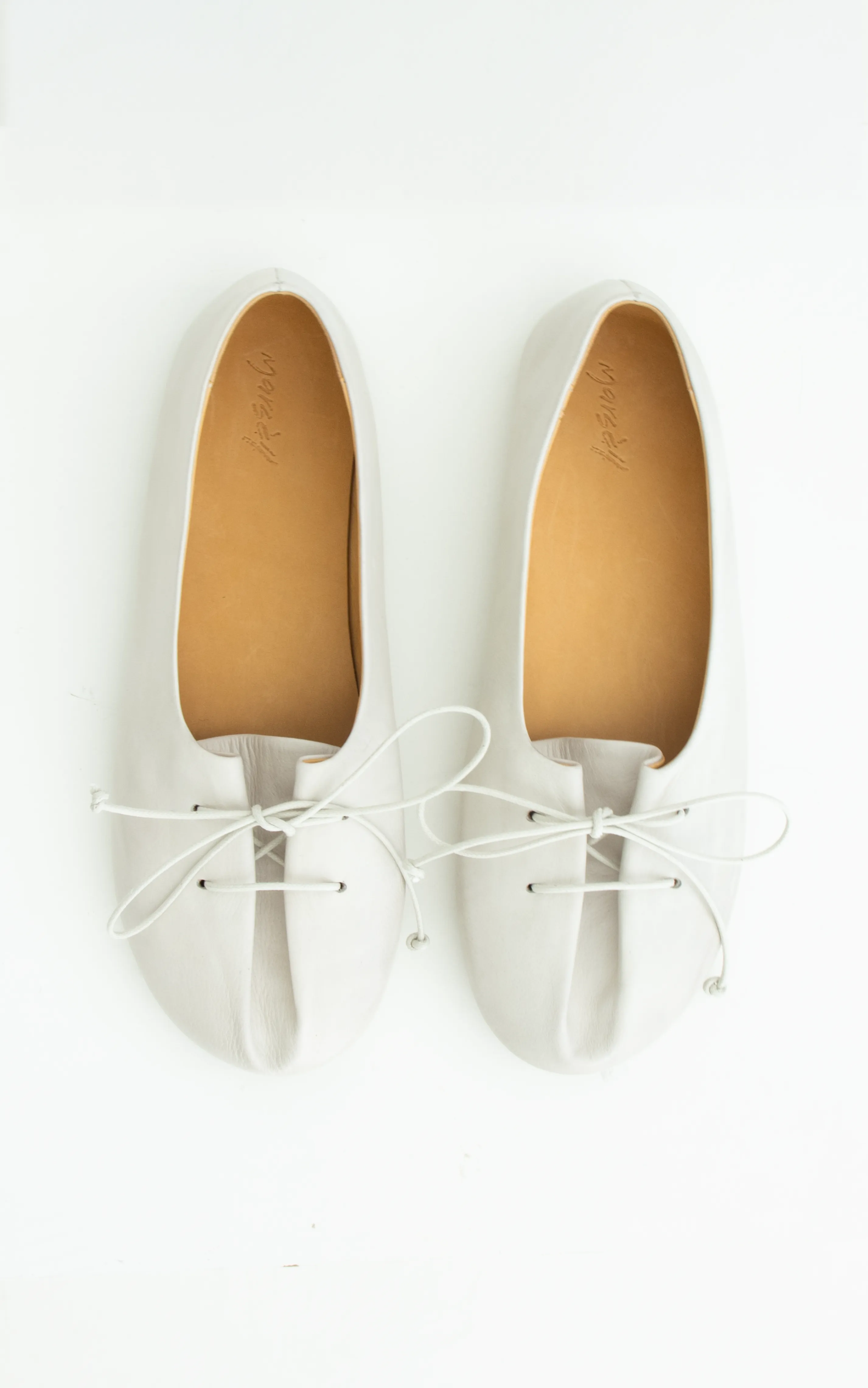 Leather flats