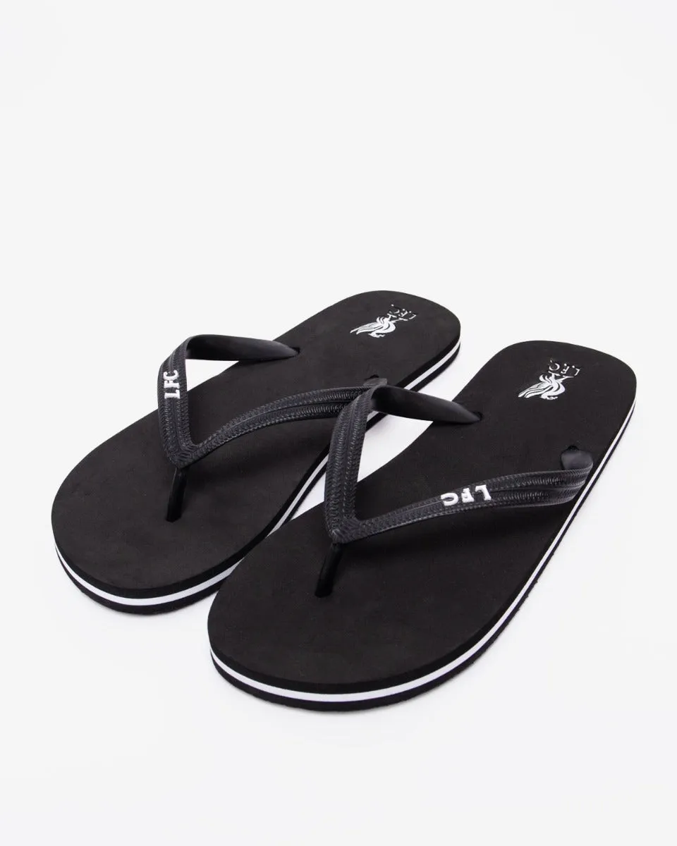 LFC Mens Flip Flops Black