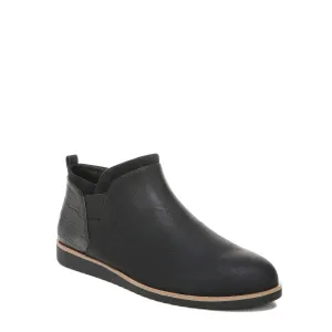 LifeStride Womens Zion Bootie Black Gator 6.5 M