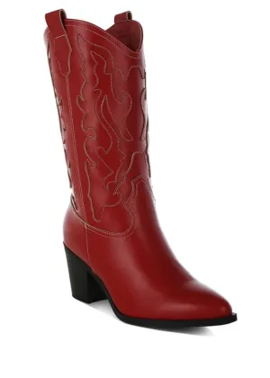 Little Red Corvette Cowboy Boots