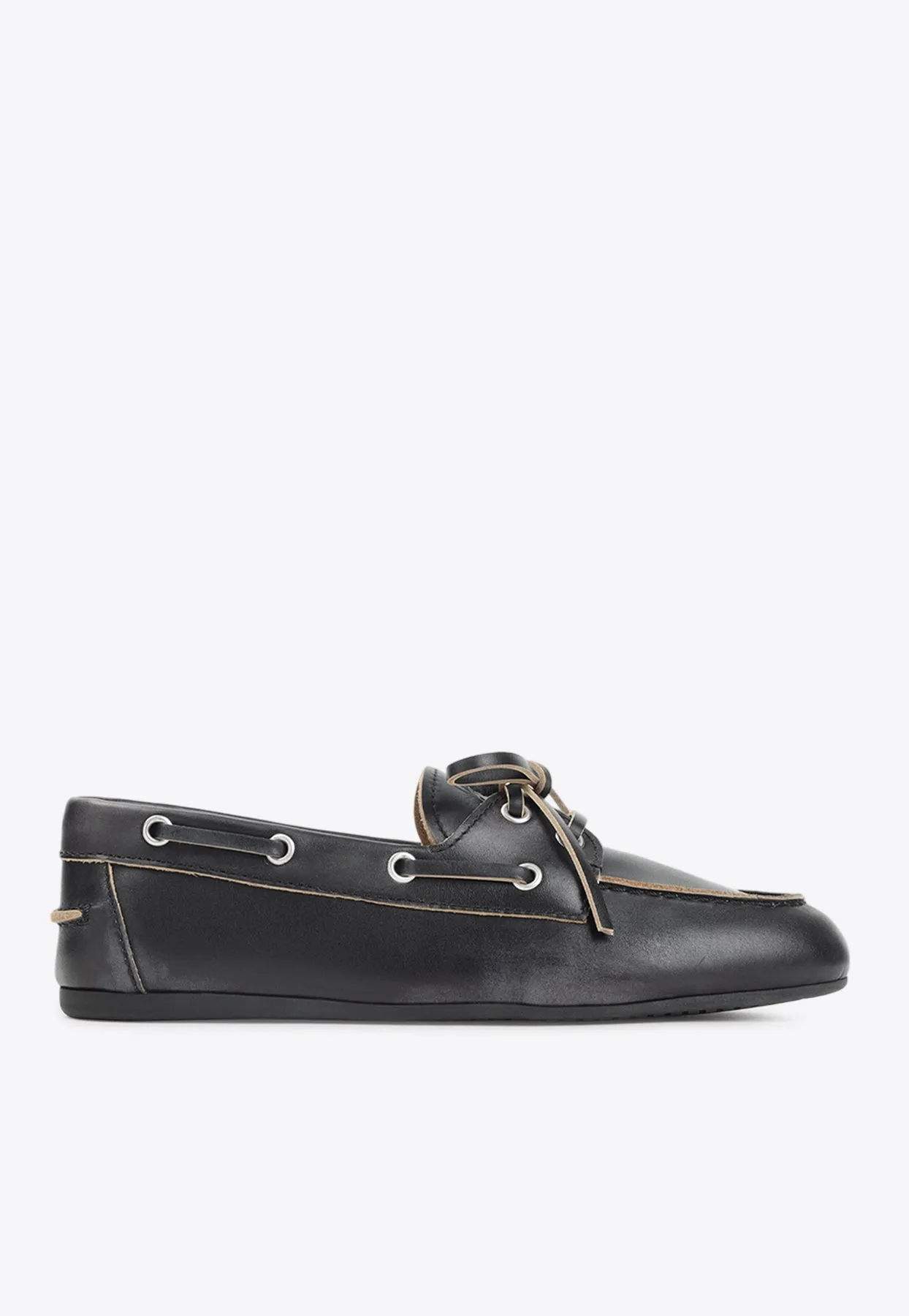 Logo Leather Loafers