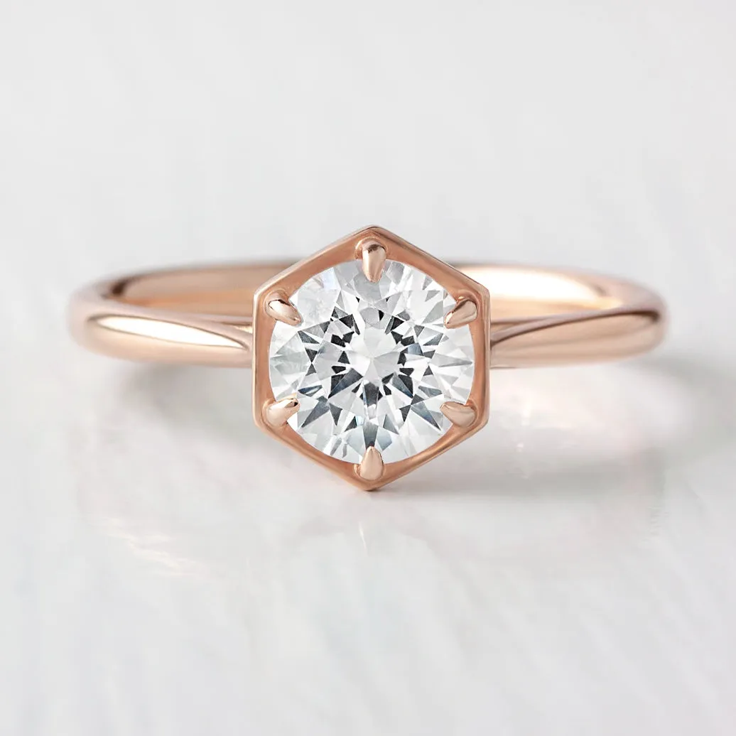 Loie ~ Hexagon Ring