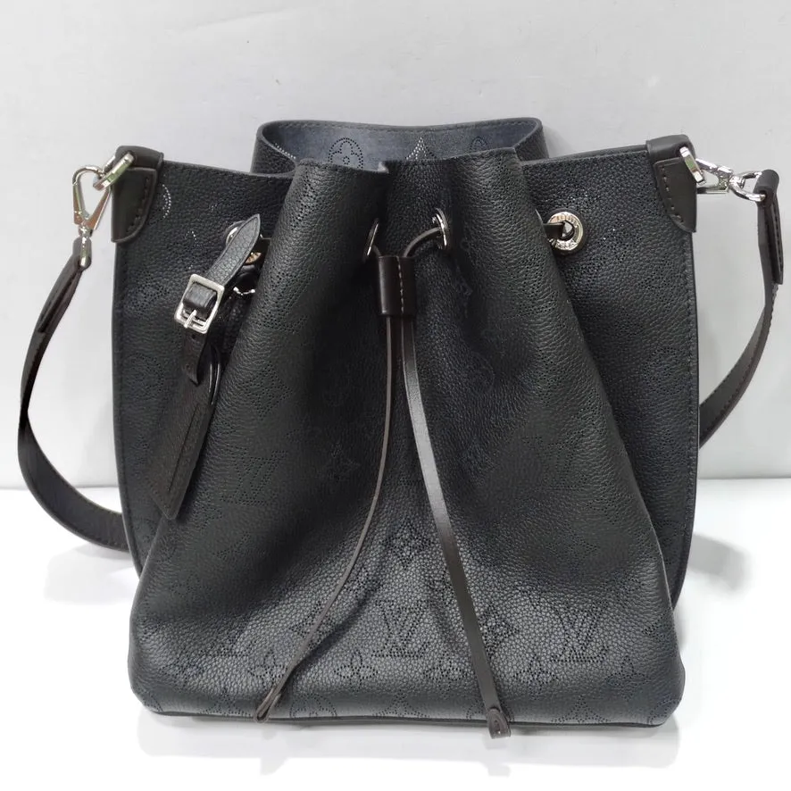 Louis Vuitton Black Monogram Mahina Muria Bag