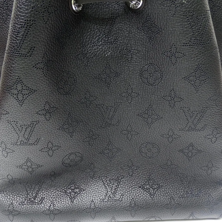 Louis Vuitton Black Monogram Mahina Muria Bag