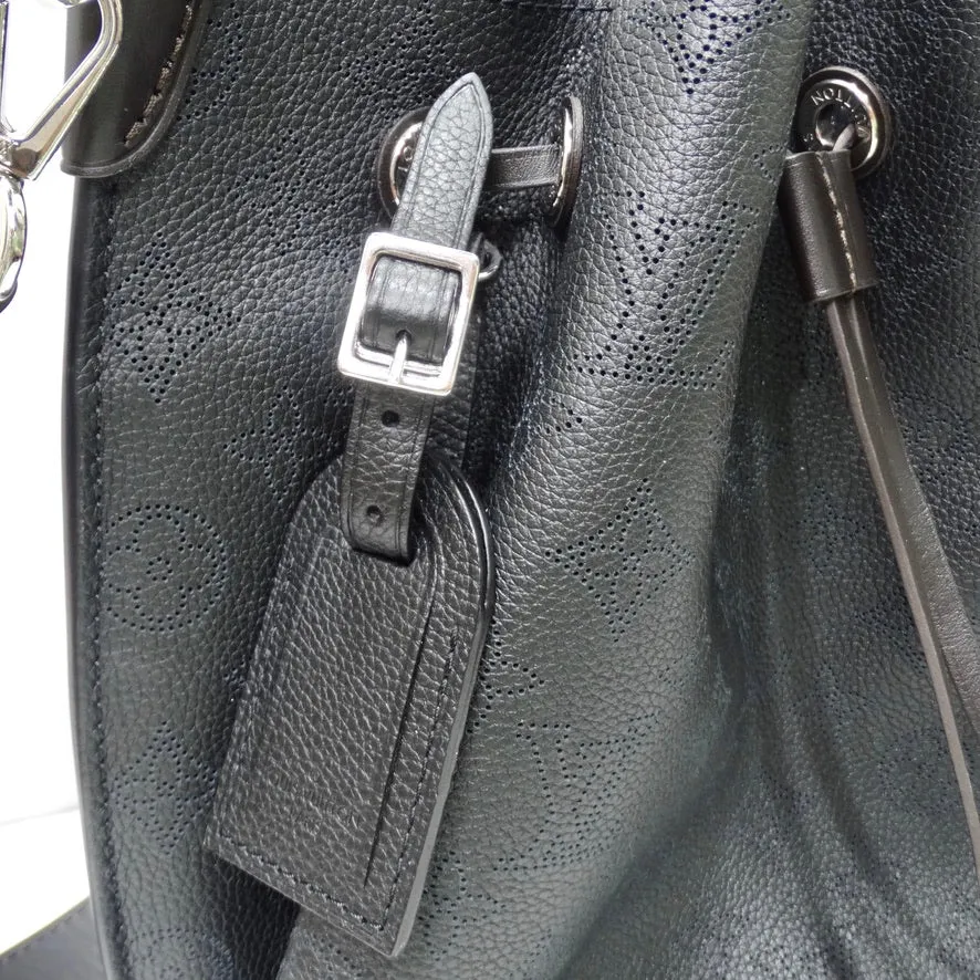 Louis Vuitton Black Monogram Mahina Muria Bag