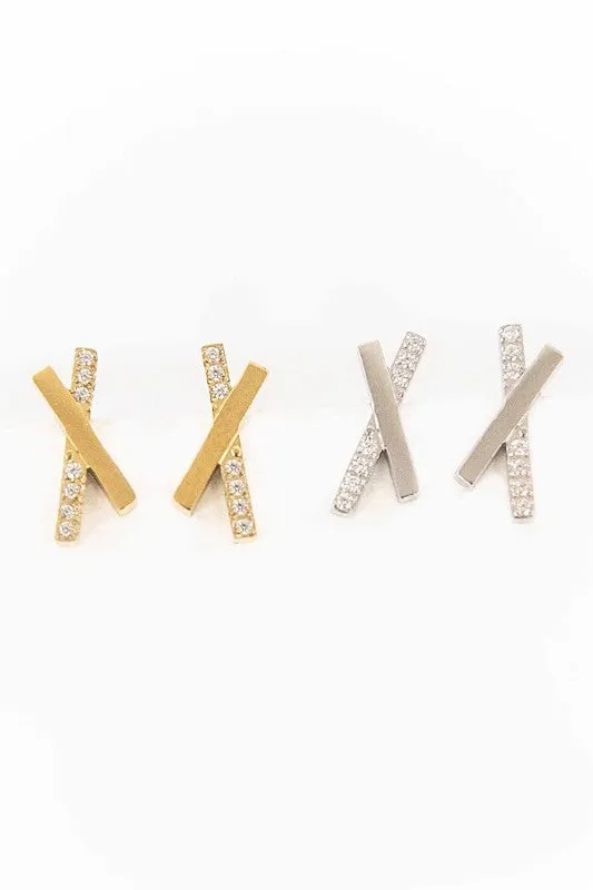 Lovoda Crossroads Stud Earrings