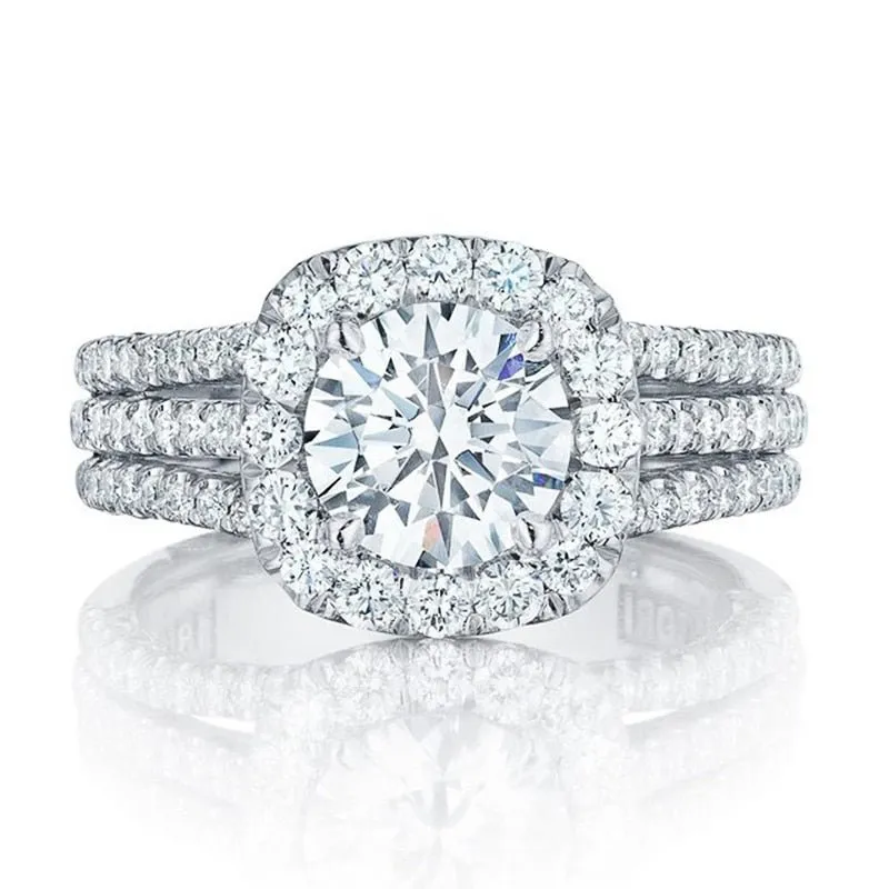 Luxury Engagement Women Ring Zircon Wedding Jewelry