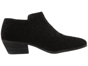 Lyra Black Textured Bootie