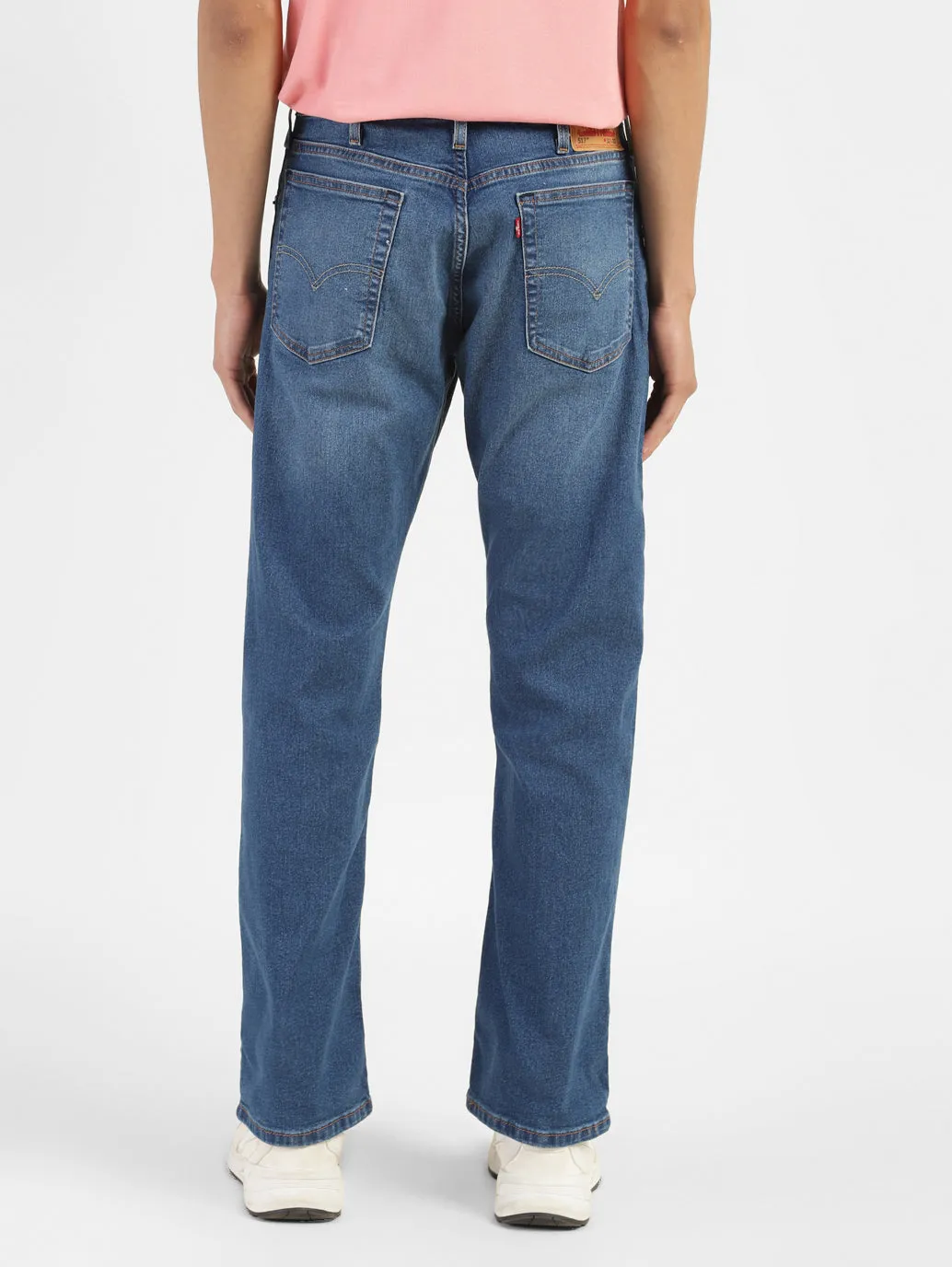 Men's 517 Blue Bootcut Fit Mid Rise Jeans