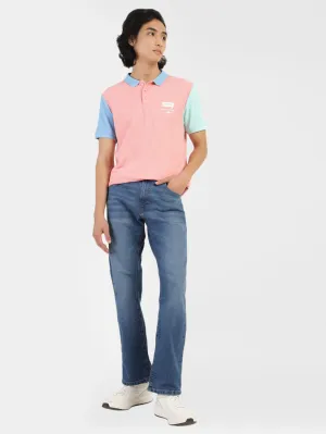 Men's 517 Blue Bootcut Fit Mid Rise Jeans