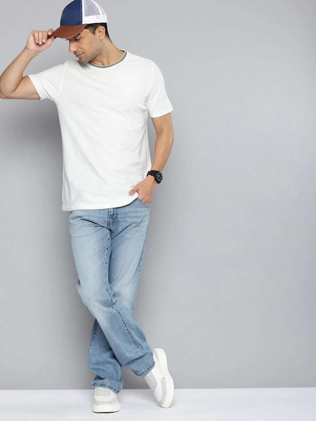 Men's 517 Light Blue Bootcut Fit Mid Rise Jeans