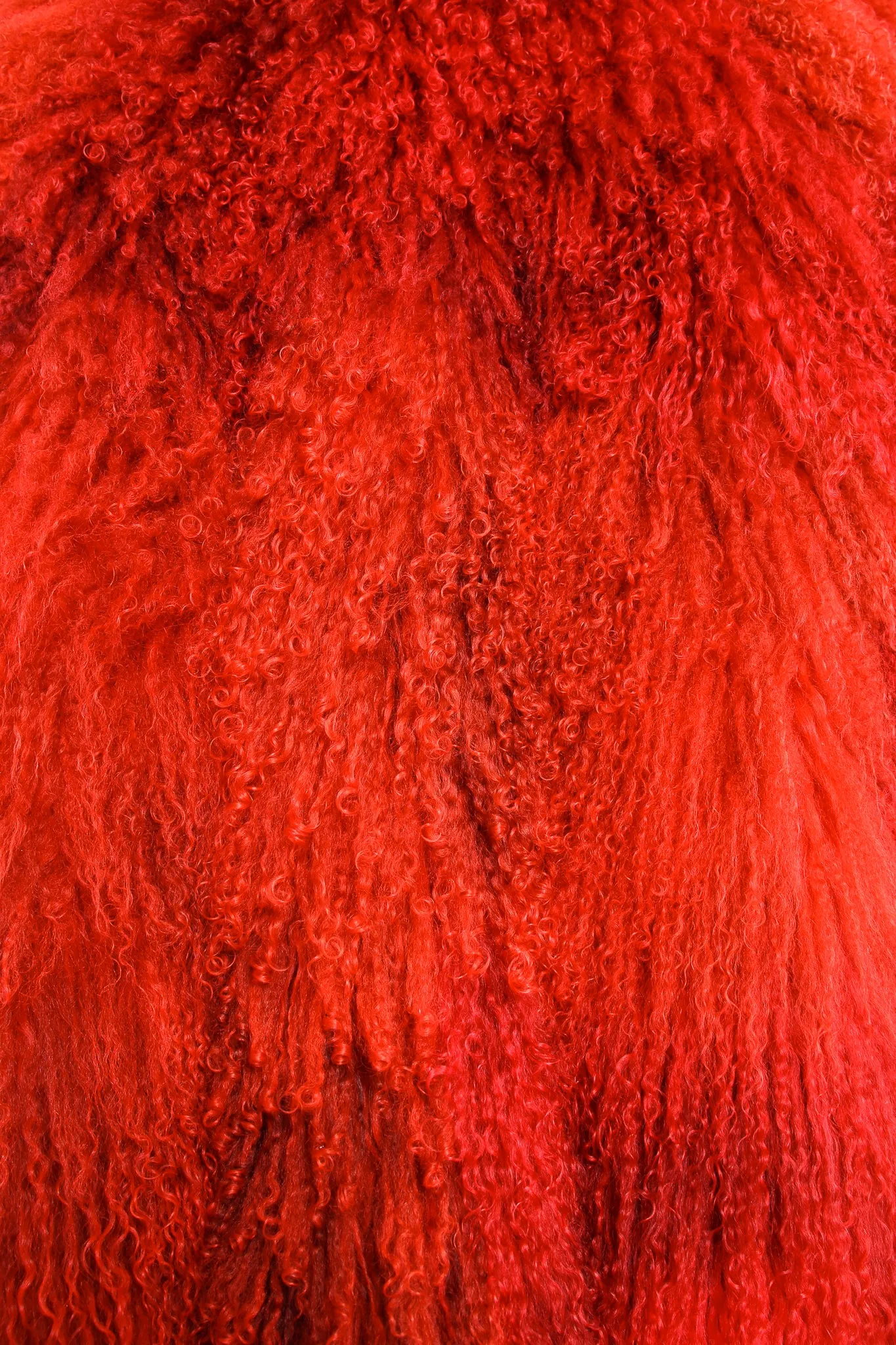 Mongolian Fur Shawl Collar Coat