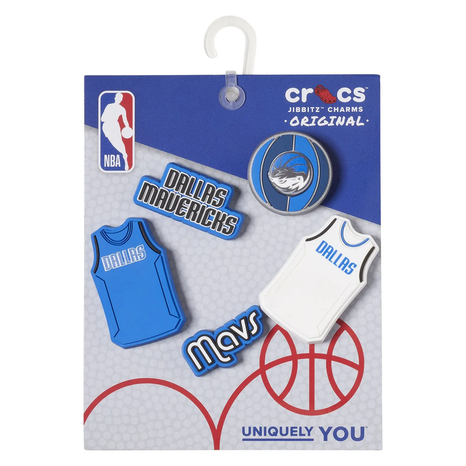 NBA Dallas Mavericks 5 Jibbitz Pack