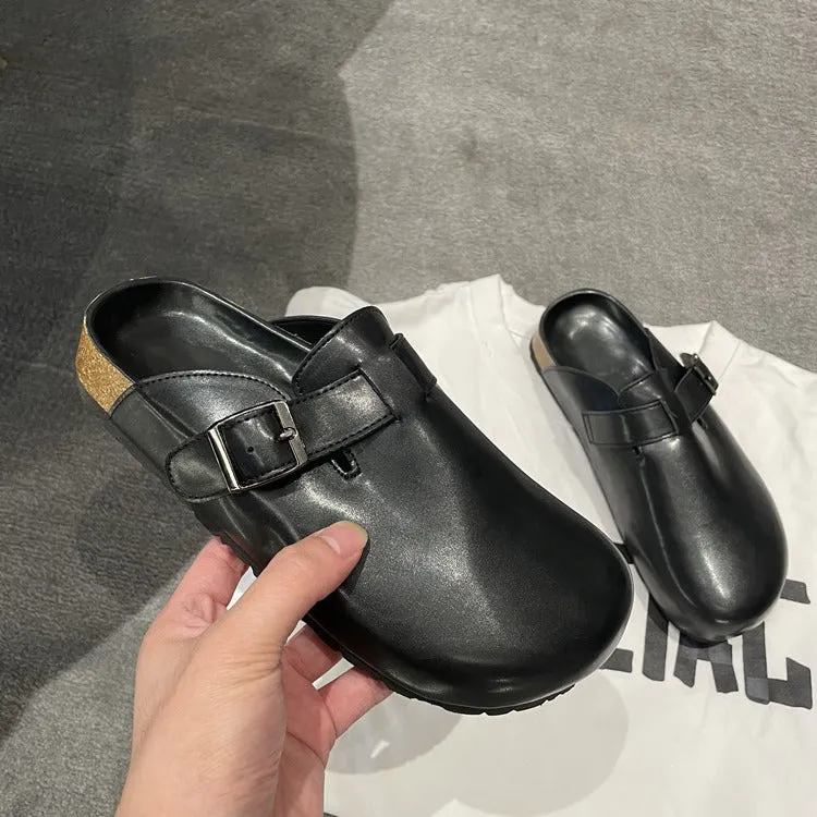 NEW & INSTOCK - Leather Birkenstock Style Sandal Slipper