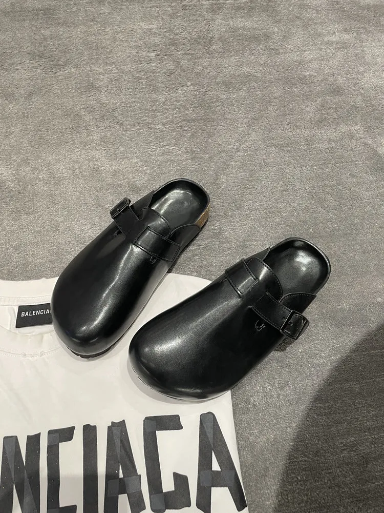NEW & INSTOCK - Leather Birkenstock Style Sandal Slipper